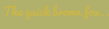 Image with Font Color CCB647 and Background Color B1B16B